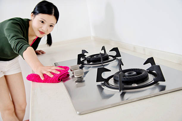how to self clean stove