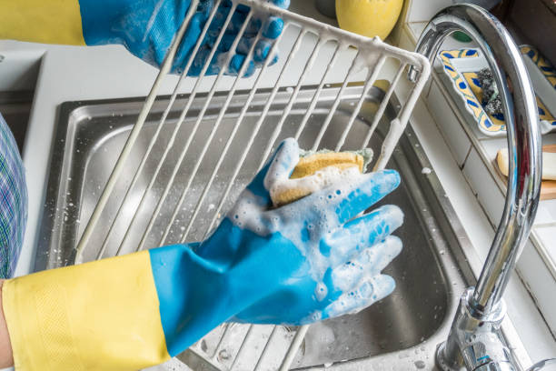 how to wash oven racks
