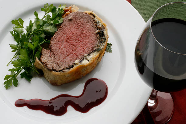 what wine goes with beef wellington illustration