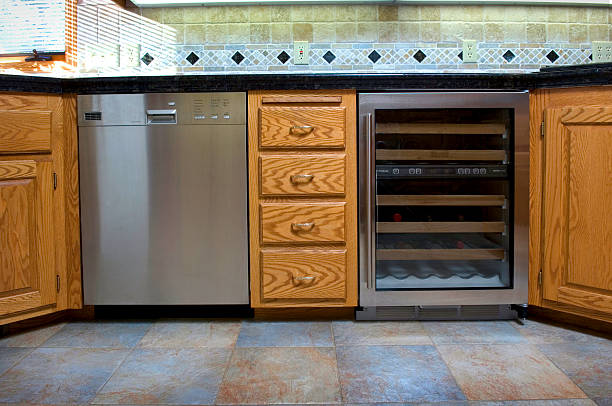 24 built in wine cooler illustration