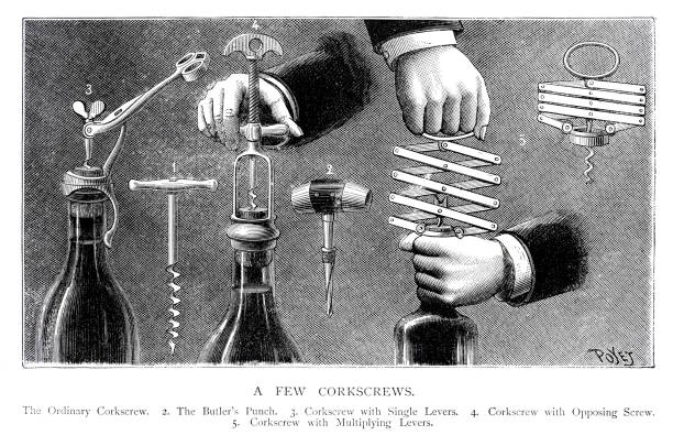 how to open wine cork with corkscrew