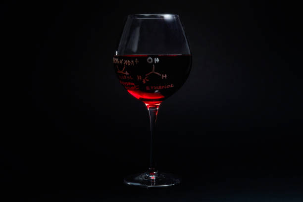 optimum temperature red wine illustration