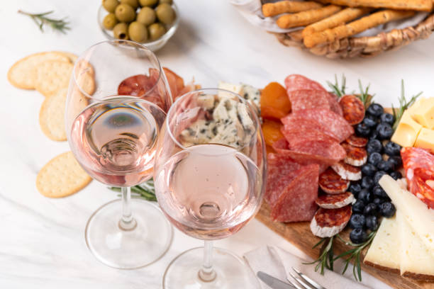 white zinfandel food pairing illustration
