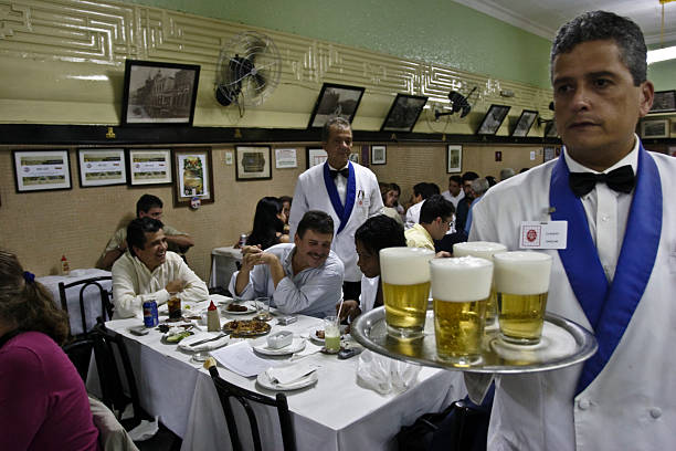 cans of beer in a keg illustration