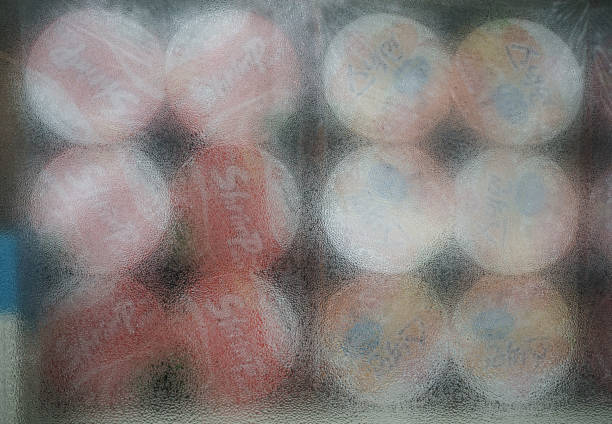 frosted beer mugs in freezer