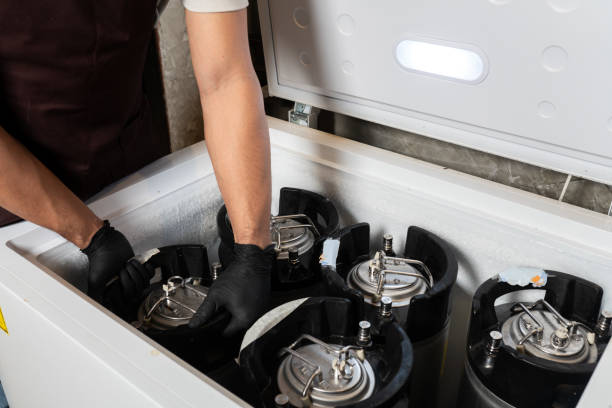 hooking up a kegerator illustration