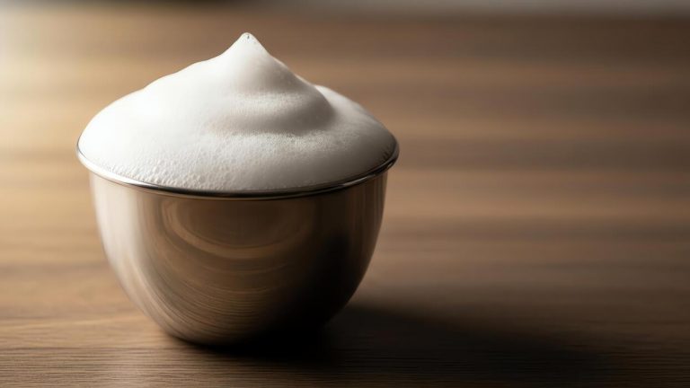how do you make sweet cream foam