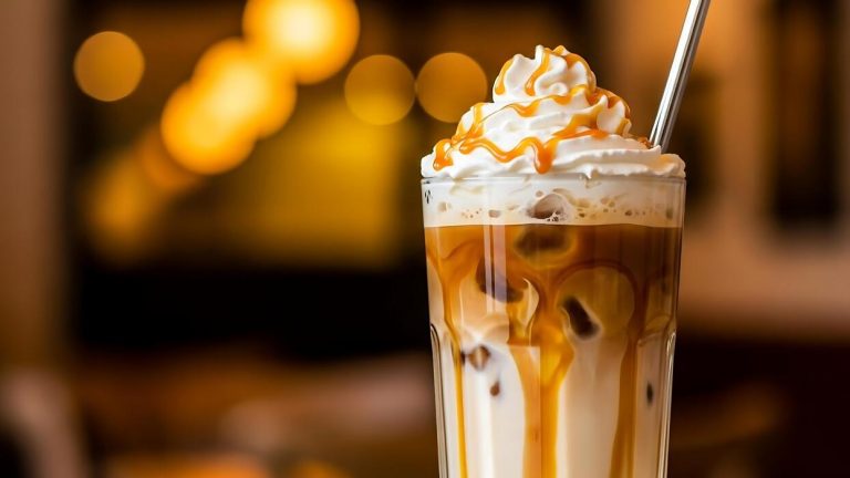 how to make iced coffee with caramel