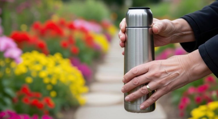 how to remove coffee stains from metal thermos