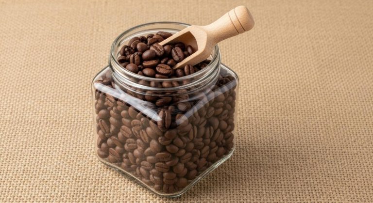 storing freshly roasted coffee beans