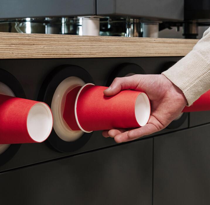 under cabinet k cup holder diy