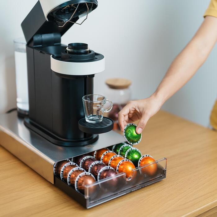 under counter coffee pod holder