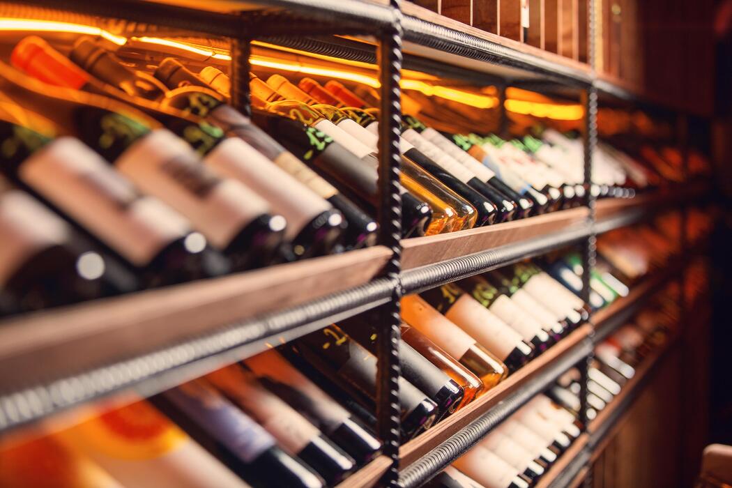why do wine racks lean forward info 2