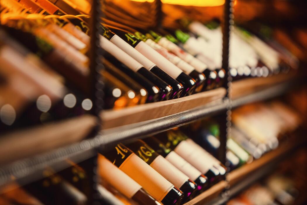 why do wine racks lean forward info 3