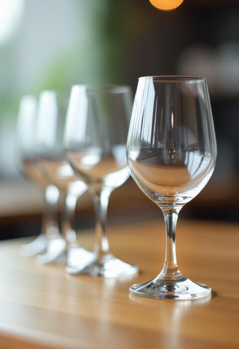 why wine glasses have stems