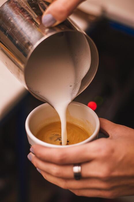 how to use french press to froth milk